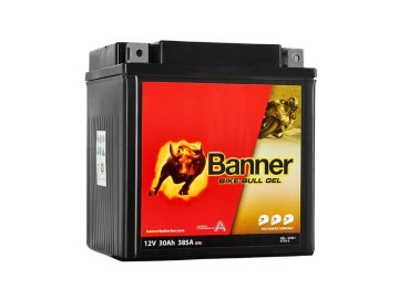 Motobaterie Banner Bike Bull GEL 53001, GT30-3 (YIX30L), 12V - 30Ah