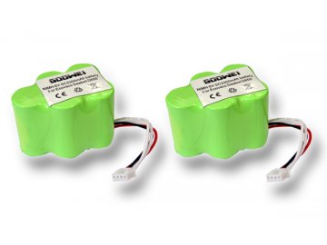 Goowei Baterie Ecovacs Deebot D62, D66, D73, D76, D77 ,  3300mAh (sada 2 ks baterií 2x6V)