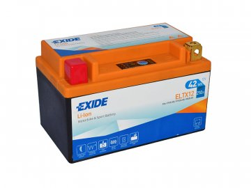 Motobaterie EXIDE BIKE Li-Ion 3,5Ah, 12V, ELTX12