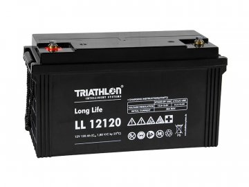 TRIATHLON LL12120 (12V - 120Ah) Záložní baterie "long life"