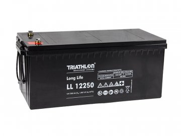 TRIATHLON LL12250 (12V - 250Ah) Záložní baterie "long life"