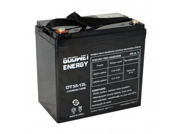 Trakční (GEL) baterie GOOWEI ENERGY OTL55-12, 55Ah, 12V