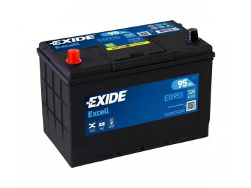 Autobaterie EXIDE Excell 95Ah, 12V, EB955