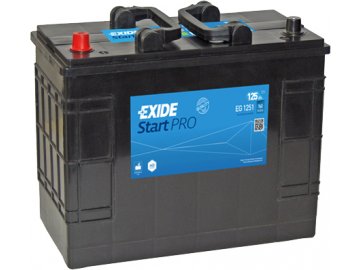 Autobaterie EXIDE StartPRO 125Ah, 12V, EG1251