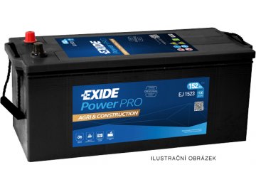 Autobaterie EXIDE PowerPRO Agri & Construction 135Ah, 12V, EJ1355