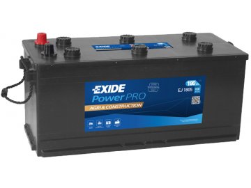 Autobaterie EXIDE PowerPRO Agri & Construction 180Ah, 12V, EJ1805