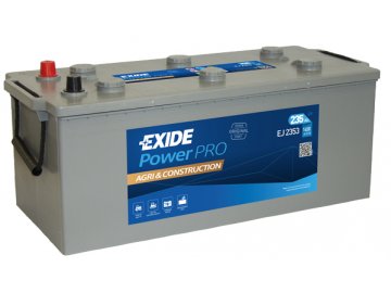 Autobaterie EXIDE PowerPRO Agri & Construction 235Ah, 12V, EJ2353