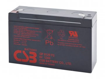 CSB Baterie GP6120 F2, 6V, 12Ah