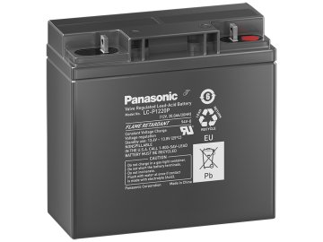 Panasonic LC-P1220P, 12V - 20Ah, záložní baterie