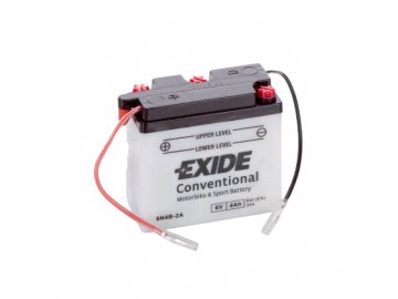 Motobaterie EXIDE BIKE Conventional 4Ah, 6V, 6N4B-2A