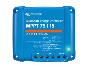 Victron Energy Solární regulátor BlueSolar MPPT 75/15, 12/24V, 15A