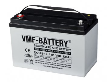 Trakční (GEL) baterie VMF DC125-12, 12V, 125Ah DEEP CYCLE