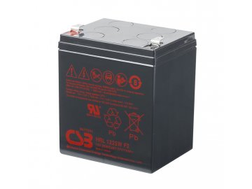 CSB Baterie HRL1225W, 12V, 5,9Ah