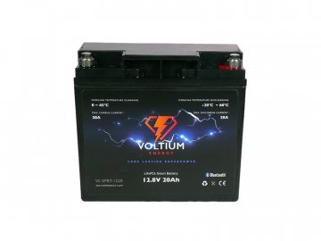 Voltium Energy LiFePO4 smart baterie VE-SPBT-1220, 12.8V, 20Ah