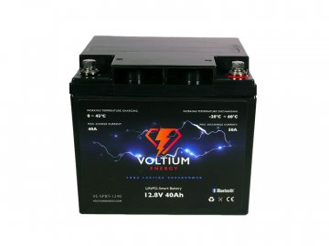 Voltium Energy LiFePO4 smart baterie VE-SPBT-1240, 12.8V, 40Ah