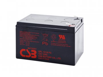 CSB Baterie GPL12120 F2, 12V, 12Ah