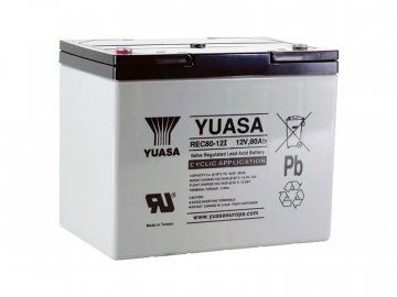 Trakční baterie YUASA REC80-12I, 80Ah, 12V