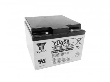 Trakční baterie YUASA REC26-12I, 26Ah, 12V
