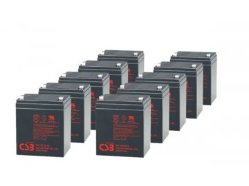 Baterie pro UPS (10x CSB HR1221W F2)