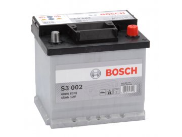 Autobaterie BOSCH S3 002, 45Ah, 12V (0 092 S30 020)