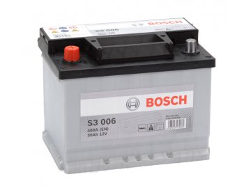 Autobaterie BOSCH S3 006, 56Ah, 12V (0 092 S30 060)