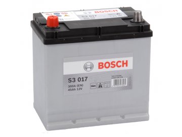 Autobaterie BOSCH S3 017, 45Ah, 12V (0 092 S30 170)