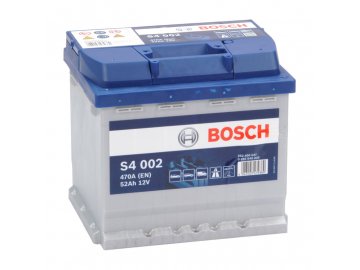 Autobaterie BOSCH S4 002, 52Ah, 12V (0 092 S40 020)