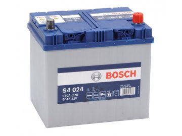 Autobaterie BOSCH S4 024, 60Ah, 12V (0 092 S40 240)