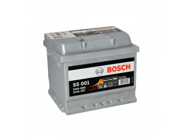 Autobaterie BOSCH S5 001, 52Ah, 12V (0 092 S50 010)