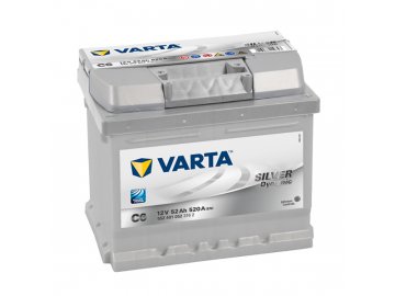 Autobaterie VARTA SILVER Dynamic 52Ah, 12V, C6