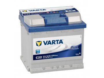 Autobaterie VARTA BLUE Dynamic 52Ah, 12V, C22
