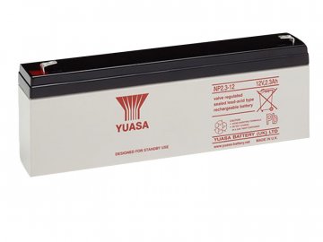 Staniční (záložní) baterie YUASA NP2.3-12, 2.3Ah, 12V