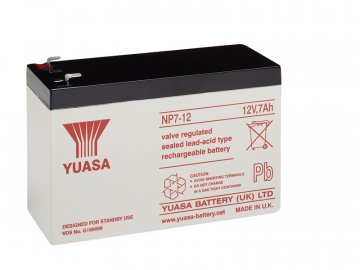 Staniční (záložní) baterie YUASA NP7-12, 7Ah, 12V