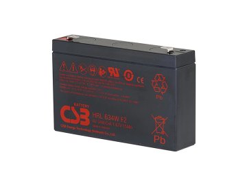 CSB Baterie HRL634W F2, 6V, 9Ah