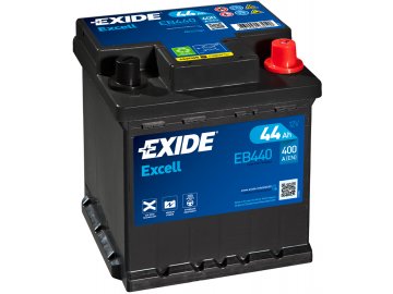 Autobaterie EXIDE Excell 44Ah, 12V, EB440