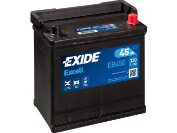 Autobaterie EXIDE Excell 45Ah, 12V, EB450
