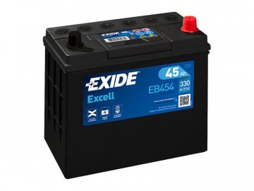 Autobaterie EXIDE Excell 45Ah, 12V, EB454