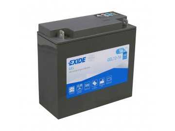 Motobaterie EXIDE BIKE GEL 16Ah, 12V, GEL12-16