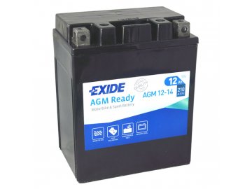 Motobaterie EXIDE BIKE AGM Ready 12Ah, 12V, AGM12-14 (YTX14AHL-BS)