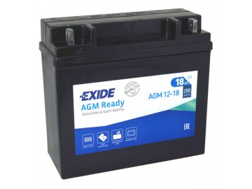 Motobaterie EXIDE BIKE AGM Ready 18Ah, 12V, AGM12-18 (GARDEN)