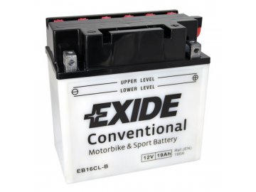 Motobaterie EXIDE BIKE Conventional 19Ah, 12V, EB16CL-B