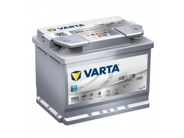 Autobaterie VARTA Silver Dynamic AGM 60Ah, 12V, D52, AGM