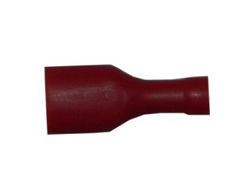 Faston zásuvka FH2250RT 6,3x0,8 mm; 0,5-1,5 mm2; plný červený