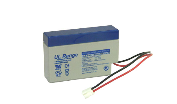 Levně Ultracell UL0.8-12 (12V - 0,8Ah), VRLA-AGM záložní baterie