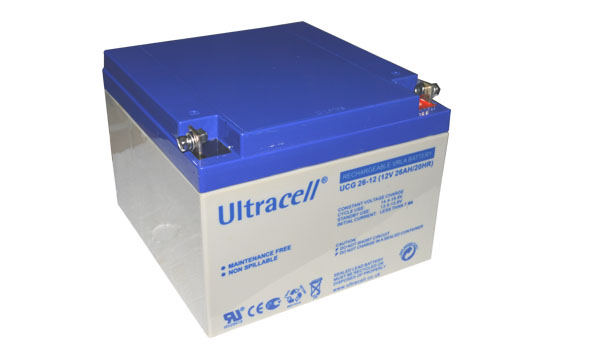 Levně Ultracell UCG26-12 (12V - 26Ah), VRLA-GEL trakční baterie