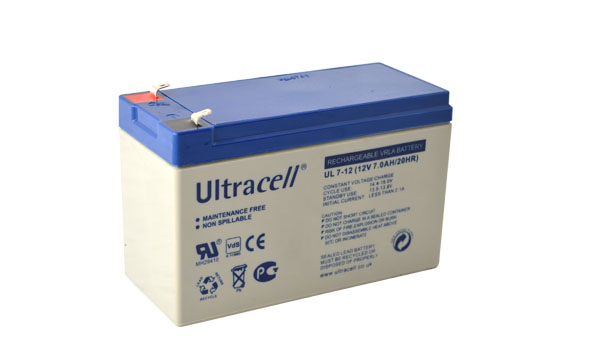Levně Ultracell UL7-12F1 (12V - 7Ah), VRLA-AGM záložní baterie