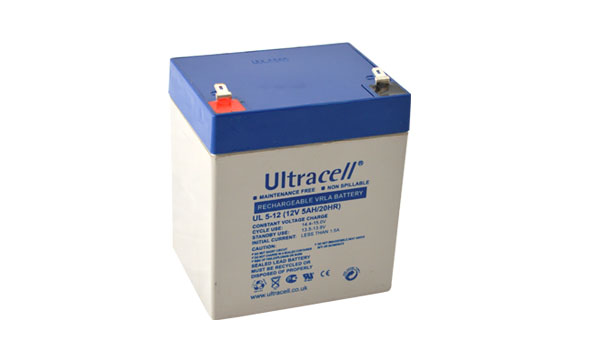 Levně Ultracell UL5-12F1 (12V - 5Ah), VRLA-AGM záložní baterie