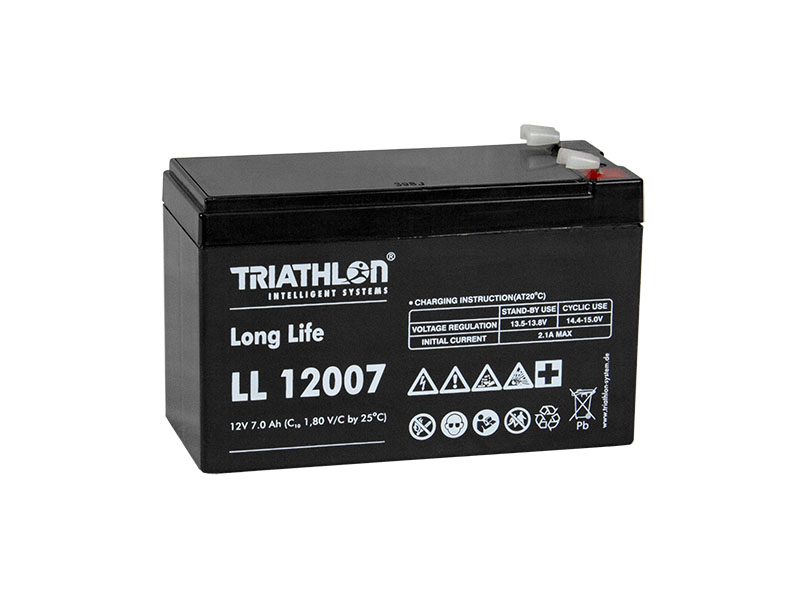 Levně TRIATHLON LL12007 (12V - 7Ah) Záložní baterie "long life"