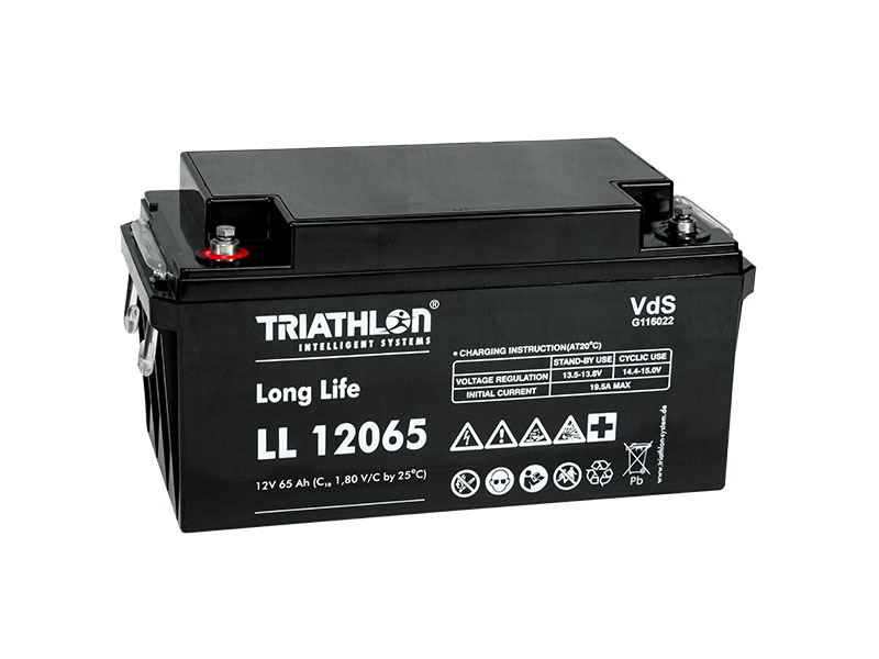 Levně TRIATHLON LL12065 (12V - 65Ah) Záložní baterie "long life"