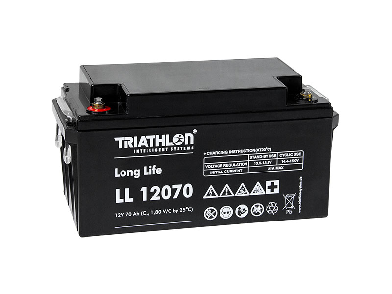 Levně TRIATHLON LL12070 (12V - 70Ah) Záložní baterie "long life"